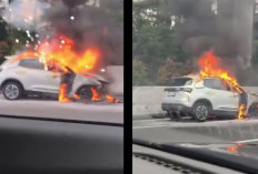Chery Tiggo Cross CSH Hybrid Terbakar di Tol, Chery Sales Indonesia Angkat Bicara