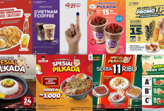 25 Promo Pilkada 2024 Ada Makanan dan Minuman, Syaratnya Cuma Tunjukkan Jari Bertinta!