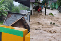 Banjir Besar Mendadak Lumpuhkan Donggala Sulawesi Tengah, Rumah Warga dan Jembatan Hanyut!