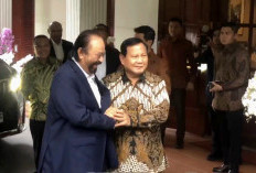 Surya Paloh dan Rombongan Partai Nasdem Datangi Rumah Prabowo Subianto, Bahas Koalisi Pemerintahan?