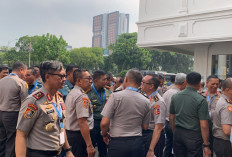 Prabowo Subianto Beri Taklimat kepada 800 Perwira TNI-Polri di Istana Hari Ini