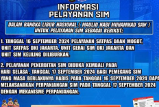 Layanan SIM Keliling Jakarta Hari Ini 16 September Ditiadakan, Libur Maulid Nabi 2024!