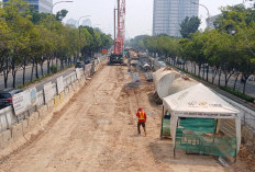 Progres Pembangunan LRT Velodrome-Manggarai Fase 1B Capai 26,64 Persen, Ditargetkan Rampung 2026