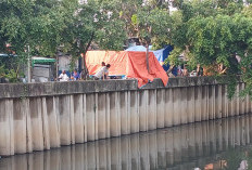 Tiduran di Atas Tanggul, Bocah SD di Kemayoran Tewas Tercebur ke Kali Sunter