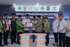 Baznas RI Salurkan Infak dari Organisasi Islam Cilegon ke Palestina 