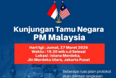 PM Malaysia Anwar Ibrahim Temui Prabowo Bahas Perang AS-Israel vs Iran, 6 Ruas Jalan Bakal Ditutup