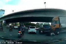 Ngeri, Rekaman Dashcam Ini Jadi Saksi Bisu Kecelakaan Truk Maut yang Tewaskan 2 Orang di Slipi