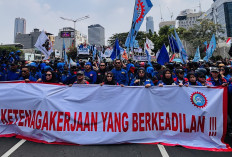 Ribuan Buruh Demo di Sudirman, KSPI Bantah akan Gulingkan Prabowo!