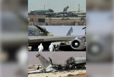 Potret Pesawat 'Pengintai' AWACS E-3 AS Hancur Terkena Serangan Iran di Saudi, Ahli Perang: Celah Bagi Musuh