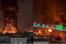 3 Depot Minyak Iran Diserang Israel, Api Besar Membumbung Tinggi