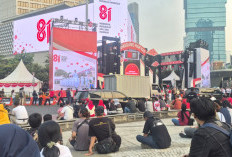 Kemeriahan HUT ke-81 RI di Bundaran HI, Soffan Rela Datang dari Subang  