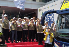Berangkatkan 1.496 Peserta, KESDM Bersama PLN dan BUMN Energi Fasilitasi Mudik Gratis ke 20 Rute Tujuan