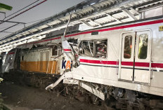 Penampakan Gerbong Wanita KRL Hancur Ditabrak Kereta Argo Bromo Anggrek di Stasiun Bekasi Timur