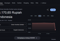 Heboh Kurs 1 USD Mendadak Jadi Rp8.170 Hari Ini, Google Error atau Ada Sesuatu yang Lain?