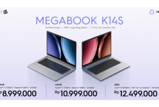 TECNO MEGABOOK K14S Resmi Meluncur, Laptop AI Tipis dengan 9 Port dan Baterai Tahan Hingga 17,5 Jam