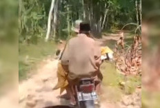 Warga Pandeglang Pangku Jenazah Naik Motor, Alhmarhum Dibawa oleh Paman 