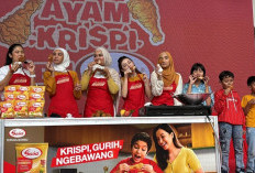Yummy! Chef Olivia Tommy Ajak Ibu-Ibu Masak 10.000 Ayam Krispi Ibu Sasa