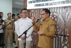 Menko PMK Sugiono Apresiasi Kinerja Satgas PRR dan Tekankan Mitigasi Perubahan Iklim