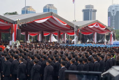 HUT Bhayangkara ke-78, Jokowi Minta Polri Tak Tebang Pilih Dalam Penegakkan Hukum