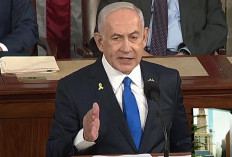 Netanyahu Sebut Bom Israel di Gaza Tak Ada Bunuh Satupun Warga Sipil di Depan Kongres Amerika, Netizen: Pembohong Besar