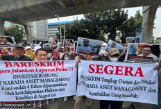 Ratusan Korban Investasi Bodong Berdemo di Mabes Polri, Tuntut Dirtipideksus Dicopot