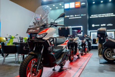 Piaggio Indonesia Bawa Warna Baru Aprilia SR-GT 200 di IIMS 2025