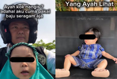 Viral Seorang Ayah Tak Kuasa Menangis Lepas Anak Masuk Sekolah TK: Jangan Sakiti Anak Kecil Ini