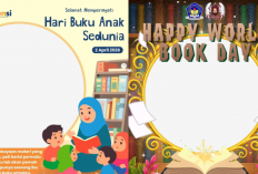 35 Twibbon Hari Buku Sedunia 2026 Terbaru dan Gratis Lengkap Ucapan, Rayakan Simbol Literasi ke Medsos