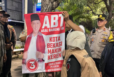 Masuk Masa Tenang, Bawaslu Copoti APK di Kota Bekasi