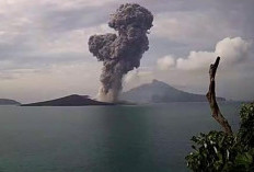 Status Gunung Anak Krakatau Banten Naik Siaga III, Kapal Radius 5 KM Dilarang Mendekat