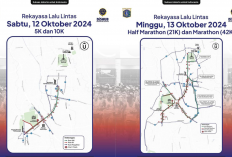 Ada Jakarta Running Fest 2024, Berikut Daftar Rekayasa Lalu Lintas Sabtu-Minggu Ini