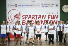 Lepas Penat Meliput Berita, Spartan Fun Badminton 2026 Jadi Ajang Bertemu Wartawan di Olahraga
