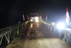 Jembatan Krueng Tingkeum Dibuka, Akses Jalan Nasional Banda Aceh–Medan Pulih