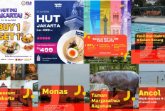 11 Promo HUT Jakarta 2026 ke-499, Banyak Wisata Gratis hingga Makanan-Minuman