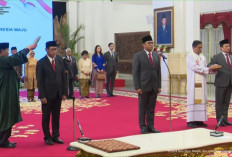 Jokowi Resmi Lantik Thomas Djiwandono Sebagai Wamen Keuangan