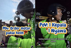 Viral! Driver Gojek Bali Utamakan Keselamatan Penumpang, Tegas Batal Orderan Jika Tanpa Helm