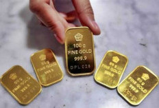 Harga Emas Dunia Bertahan, Pasar Cermati Peluang Kenaikan Suku Bunga The Fed 