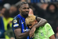 Lamine Yamal Nangis Usai Barcelona Kalah Dramatis dari Inter Milan, Marcus Thuram Peluk 'Little Messi'