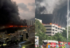 Kebakaran Hebat di Fasilitas BYD Shenzhen, Area Parkir Mobil Uji Ludes Terbakar