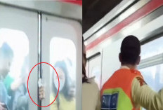 Viral! Tangan Penumpang Terjepit Pintu KRL di Stasiun Duri Saat Bawa Segelas Kopi